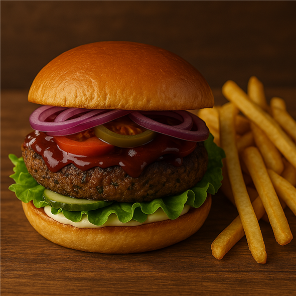 Vegetar BBQ burger