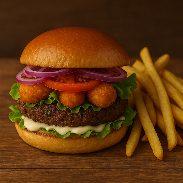 Vegetar Chilicheese burger
