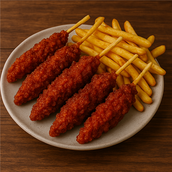 Southern fried kyllingespyd 5 stk.