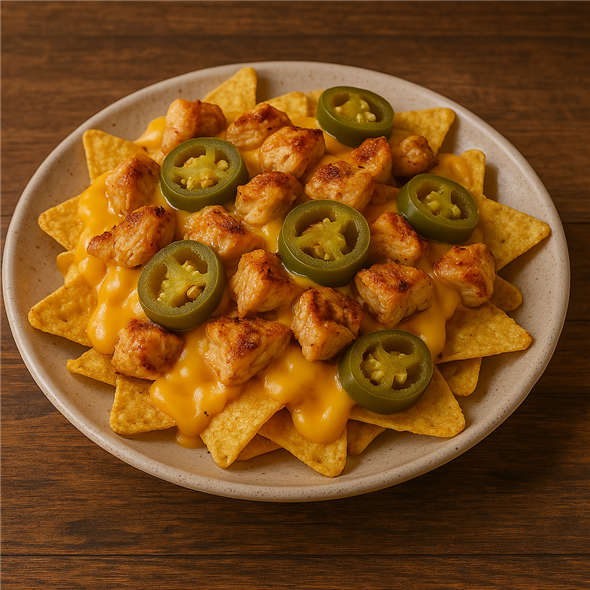 Nachos m. ost og jalapenos